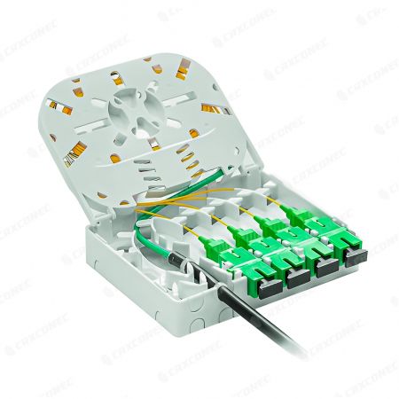 תיבת סיום סיבים פנימית FTTH עם 4 ליבות - 4